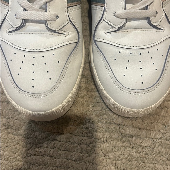 Adidas Classic Rivalry White and Sage Sneakers - Picture 6 of 13